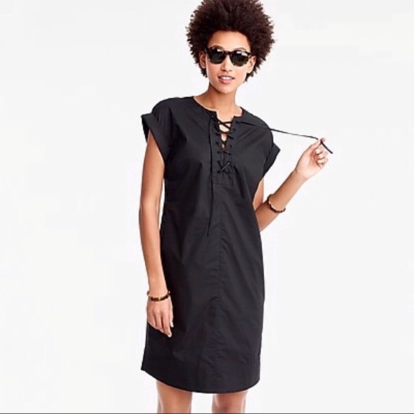 J. Crew Dresses & Skirts - J. Crew petite lace-up shirt dress